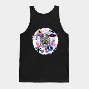 Eyes Hamsa Tank Top